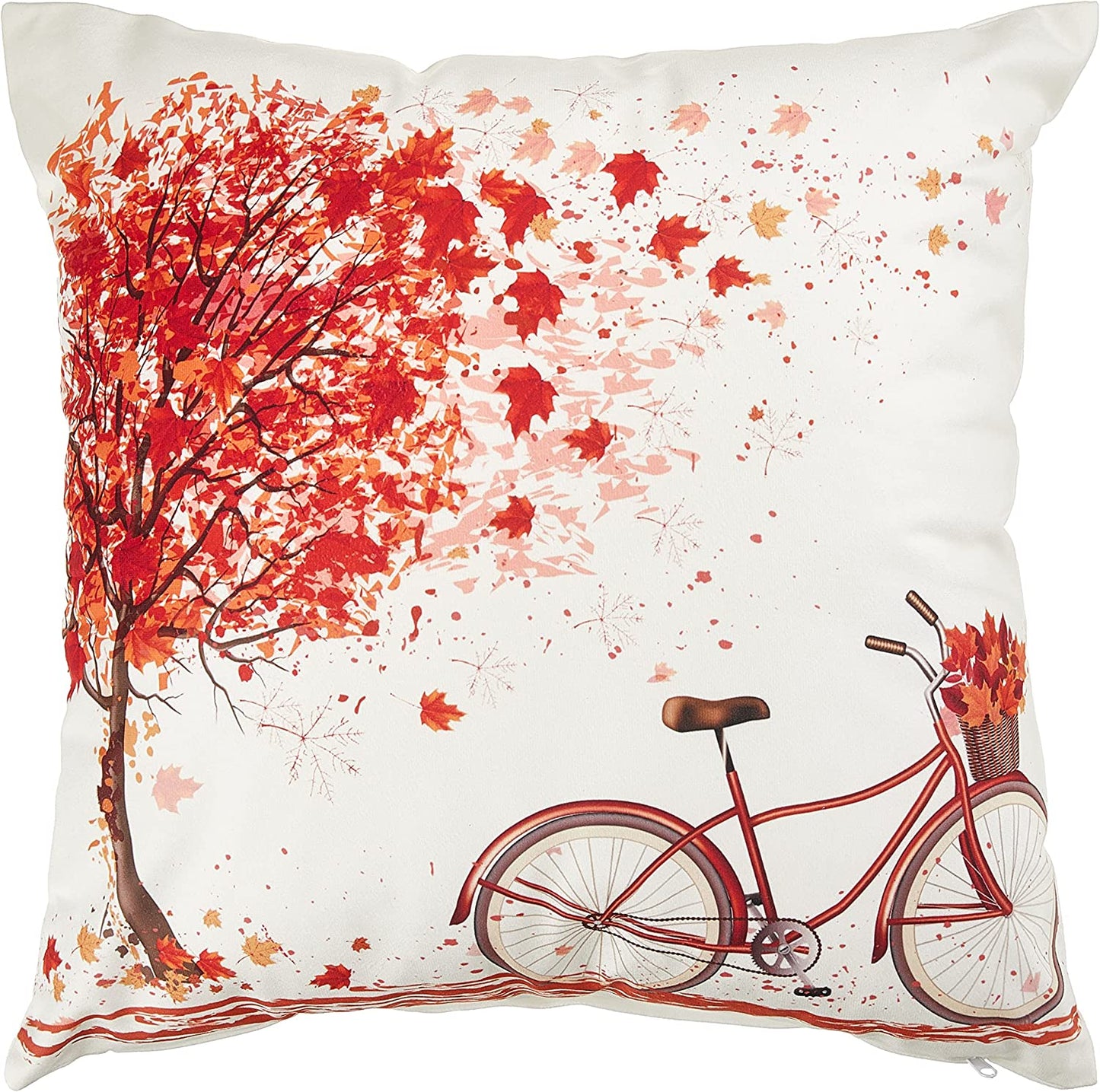 Fall Harvest Thanksgiving Colors Adorning Pattern Decorative Accent Throw Pillow