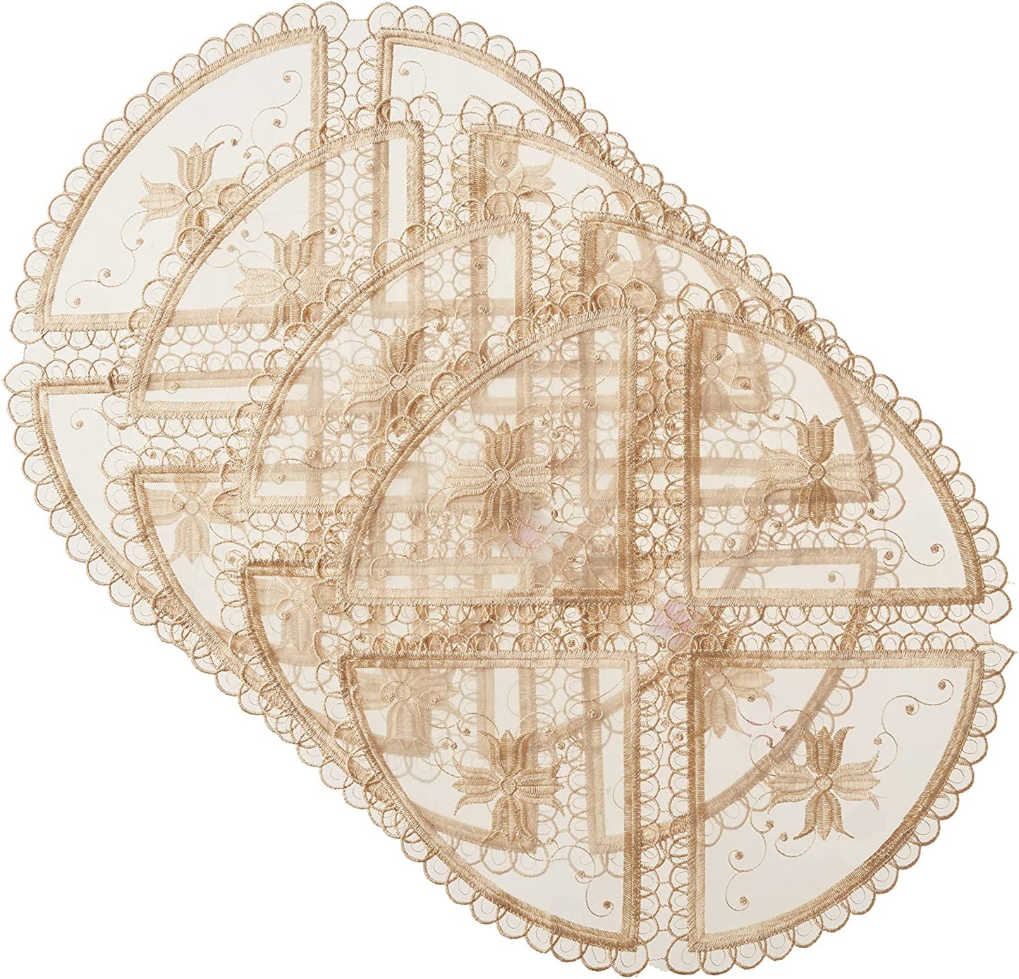 Blossom Exquisite Lace Pattern Decorative Place Mats