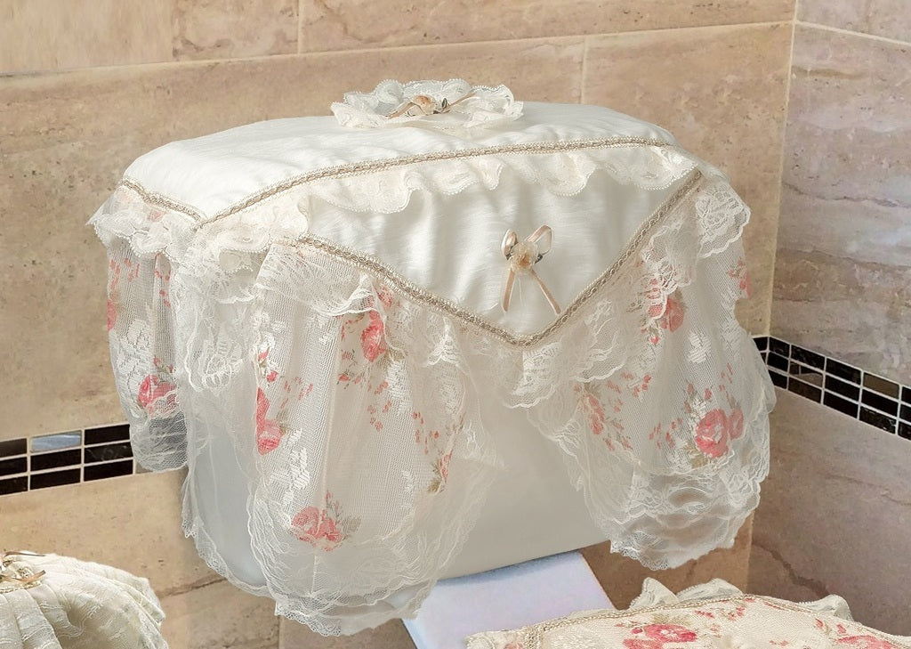 Luxurious And Elegant - Eden Lace Bathroom Tissue Box Cover