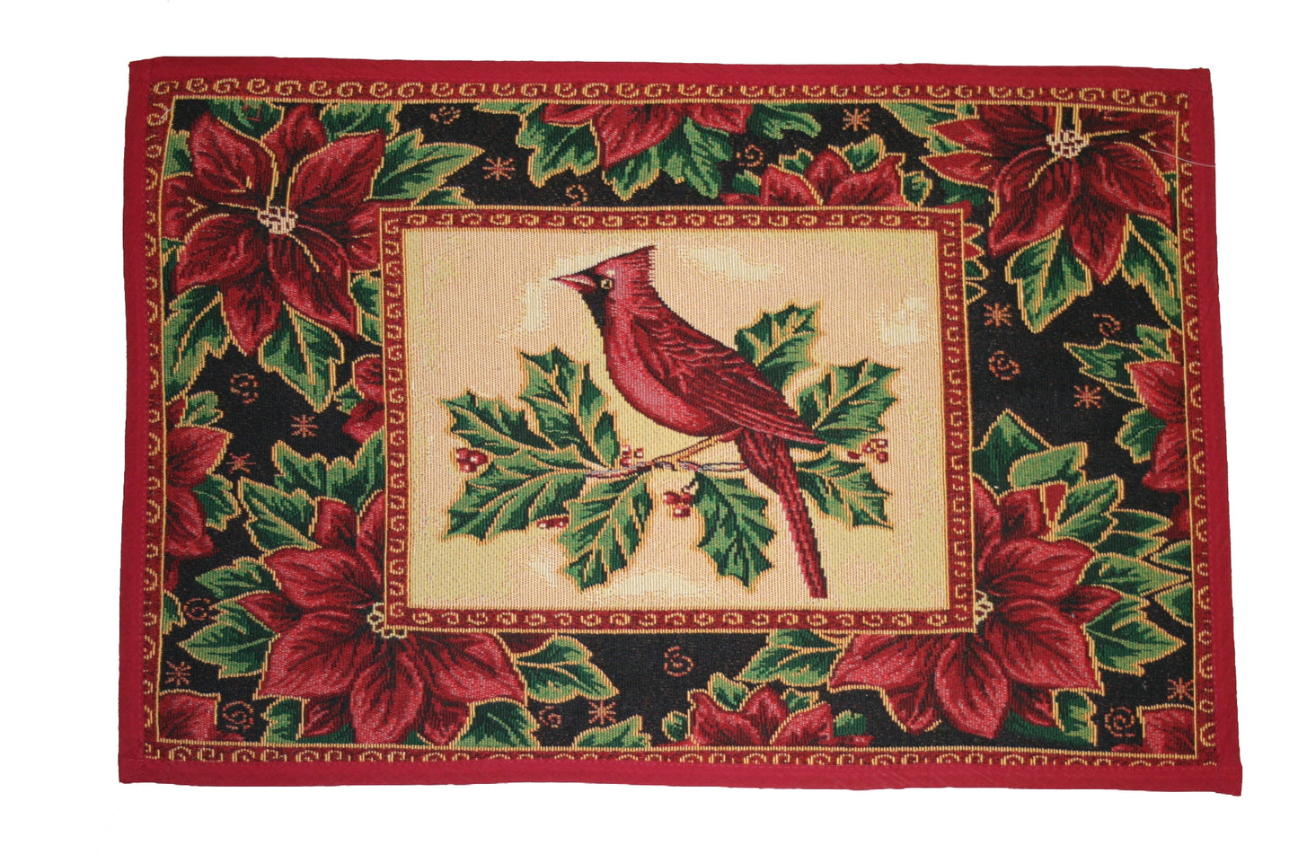 Seasonal Tapestry Xmas Decorative Area Rug, Doormat