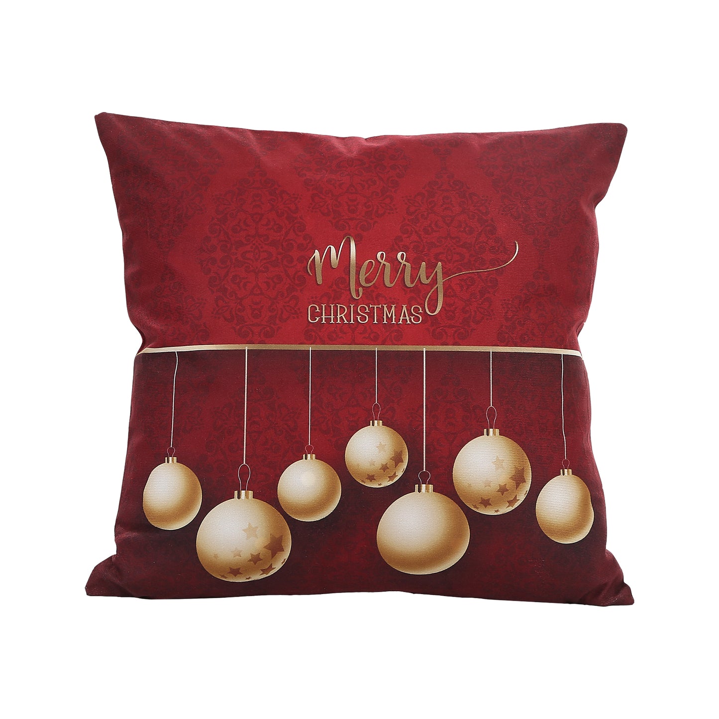 Seasonal Xmas Christmas Holiday Harmony Pattern Decorative Accent Throw Pillow Cover