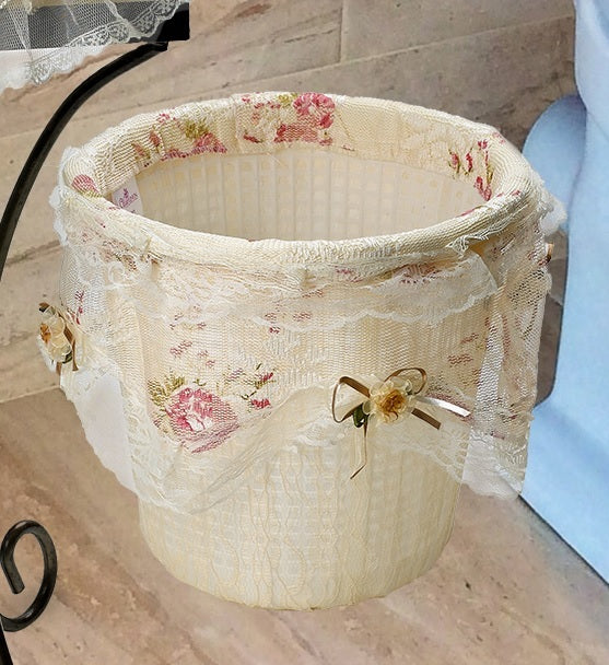 Luxurious And Elegant - Eden Lace Bathroom Tissue Box Cover