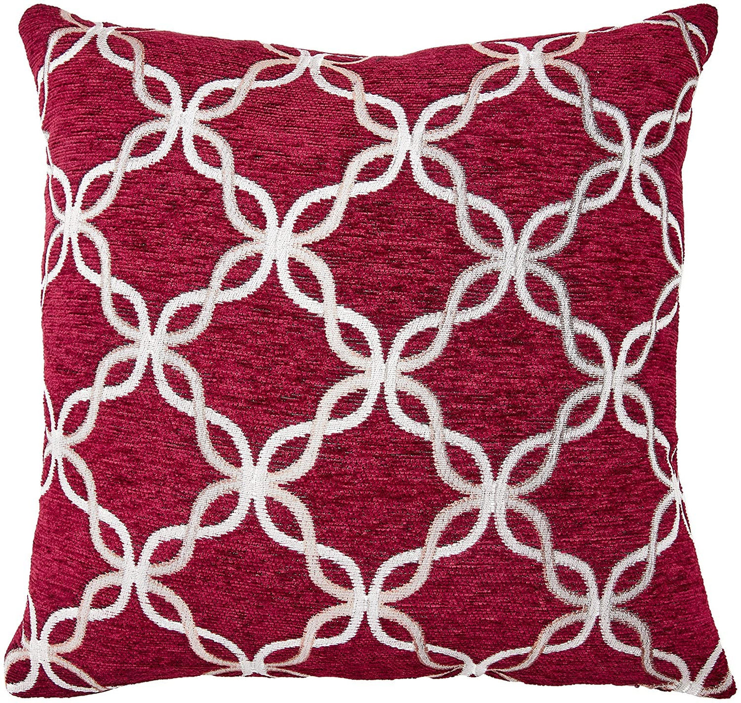 Signature Chenille Diamond pattern Decorative Throw Pillow Cover
