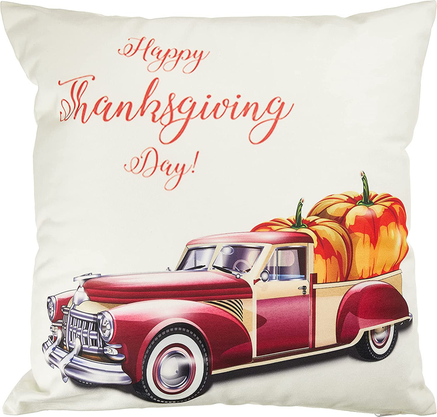 Fall Harvest Thanksgiving Colors Adorning Pattern Decorative Accent Throw Pillow