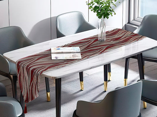 Tivoli Stripes Pattern Decorative Table Runner