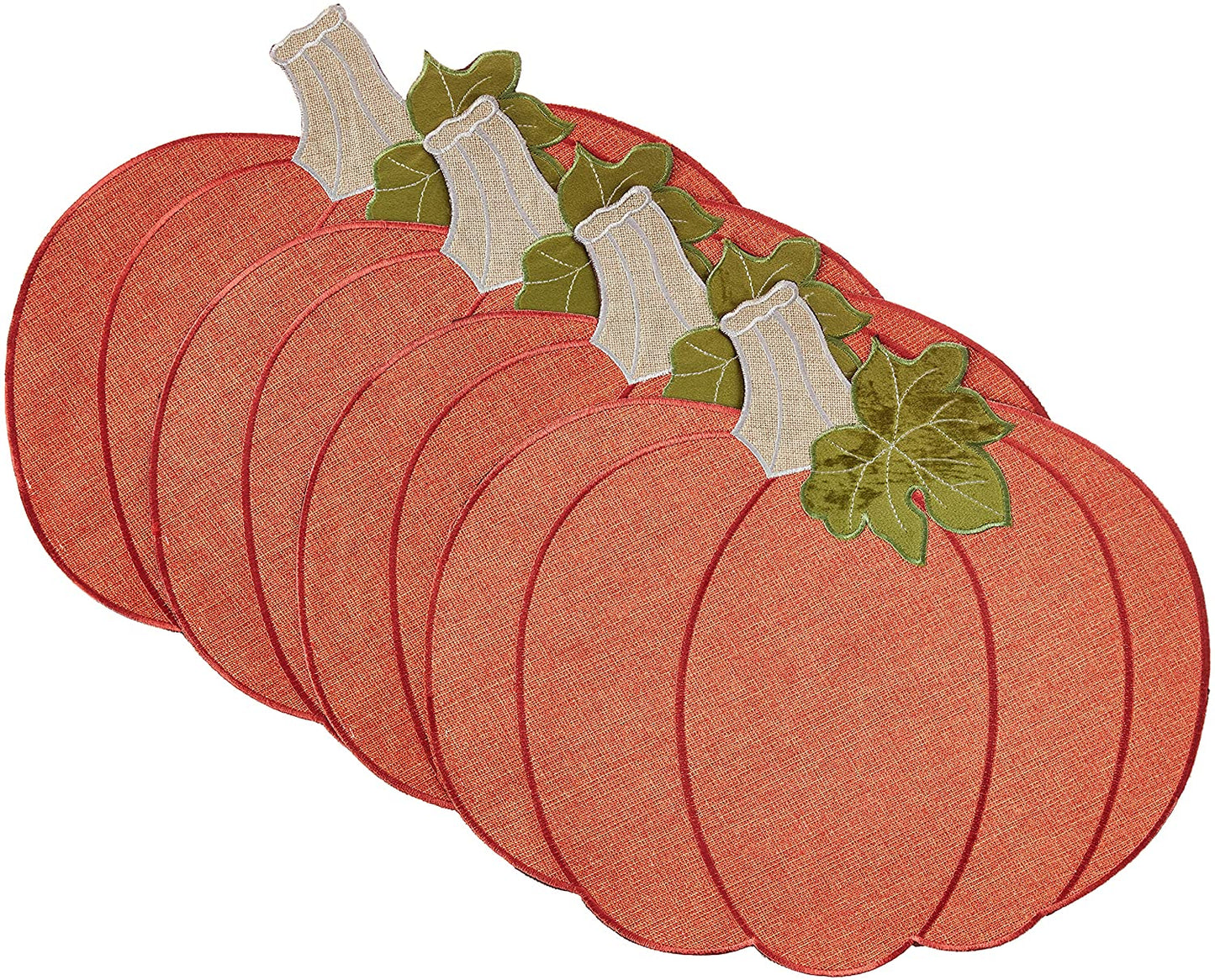 Thanksgiving Harvest Fall Pumpkin Pattern Decorative Place Mats