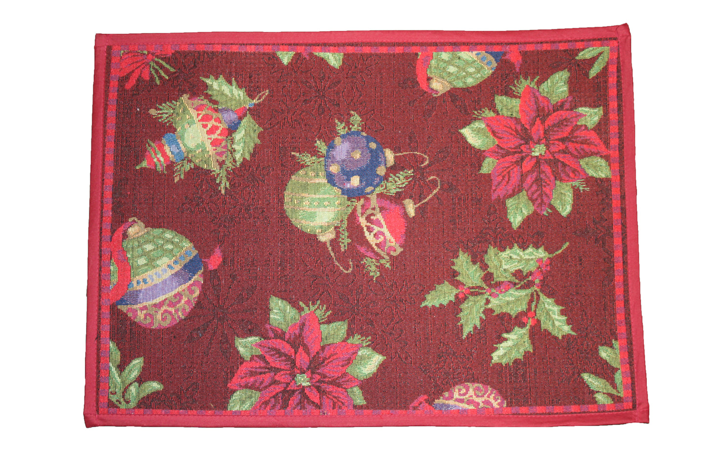 Seasonal Tapestry Xmas Decorative Area Rug, Doormat