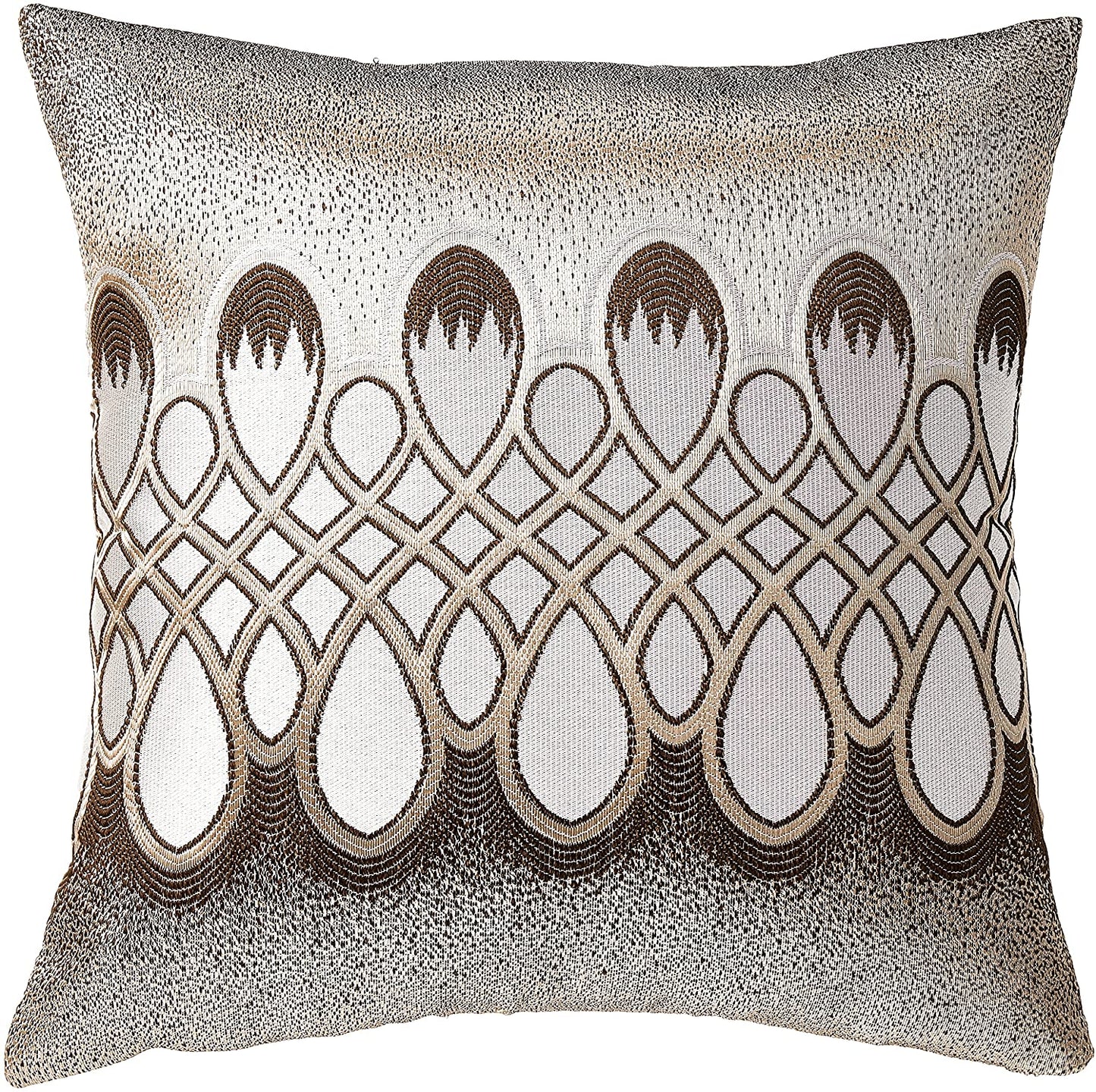 Emblem Flower Medallion Motif Vintage Pattern Decorative Throw Pillow Cover