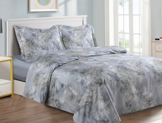 French Blossom Trees Pattern Bedding Duvet Cover Set