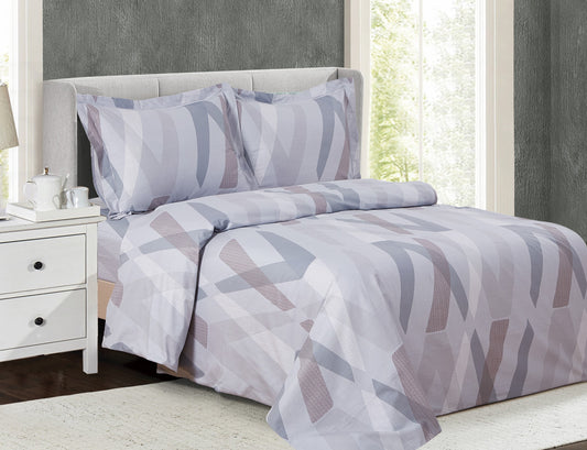 French Pleasant Gray Bedding Duvet Cover Set