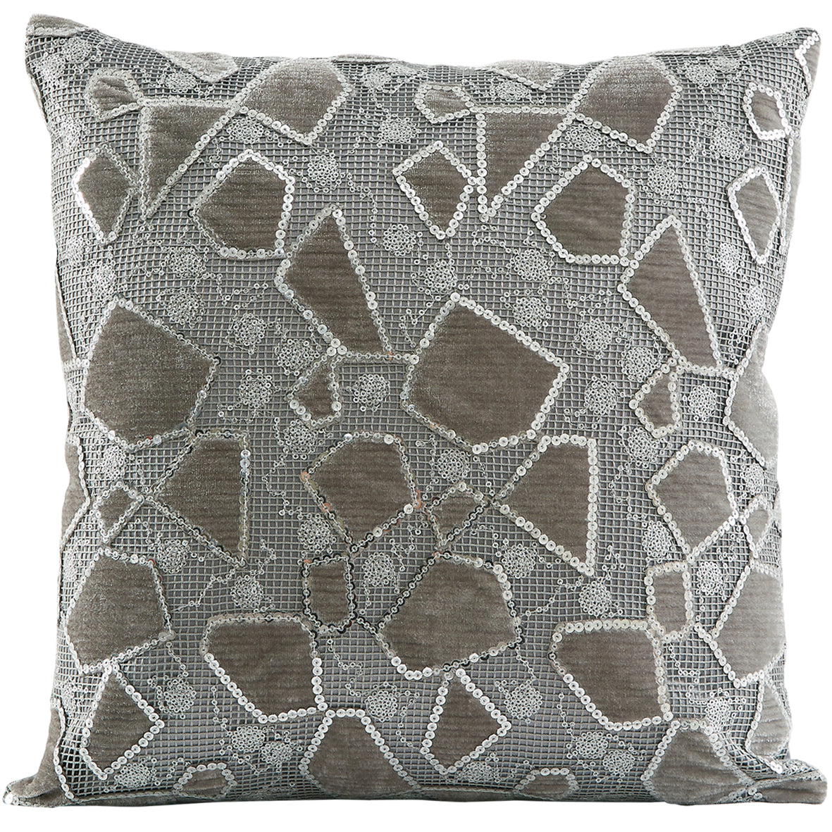 Novel Geometric Lace Pattern Decorative Accent Throw Pillow