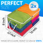 Clear Organization Vinyl Storage Sweater Chest, Space Saver Storage Bags, Set of 2 Medium Chests