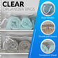 Clear Organization Vinyl Storage Sweater Chest, Space Saver Storage Bags, Set of 2 Medium Chests