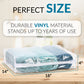 Clear Organization Vinyl Storage Sweater Bag, Space Saver Storage Bags, set of 2