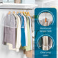 Clear Organization Vinyl Storage Closet Storage Solution Garment Shoulder Covers Set of 3