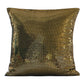 Premium Silver Metallic Foil Disco Ball Mirror Decorative Accent Throw Pillow Cover