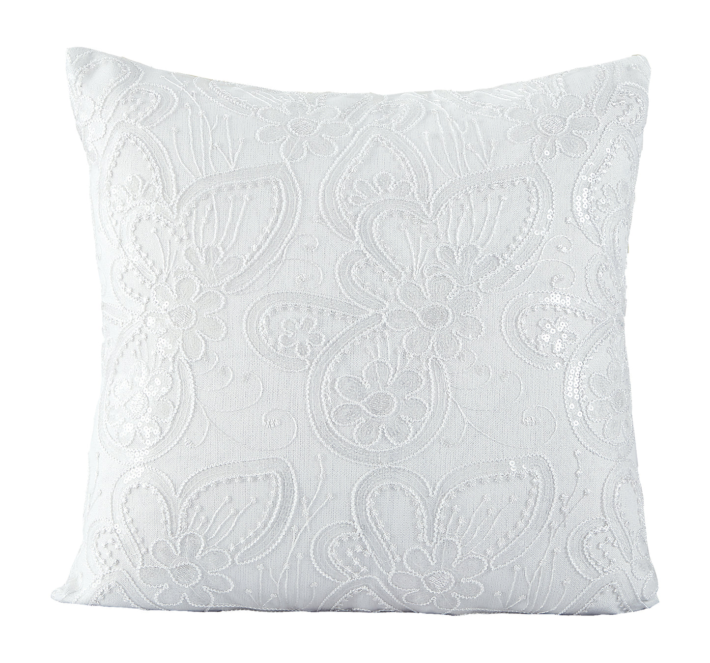 Bally Elegant Butterfly Floral Pattern Decorative Accent Throw Pillow