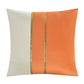 Violet Linen Bonanza Velvet Gold Ribbon Pattern Decorative Accent Throw Pillow Cover