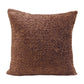 Violet Linen Botany Faux Fur Patern Decorative Accent Throw Pillow Cover