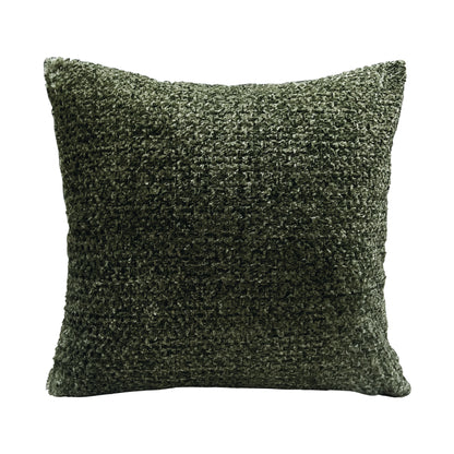 Violet Linen Dublin Faux Fur Pattern Decorative Accent Throw Pillow Cover