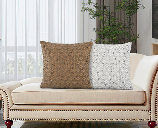 Cuddly Plush Boucle Pattern Decorative Accent Throw Pillow Cover