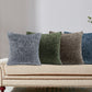Violet Linen Dublin Faux Fur Pattern Decorative Accent Throw Pillow