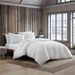 Violet Linen French Solid Waffle Pattern Bedding Duvet Cover Set