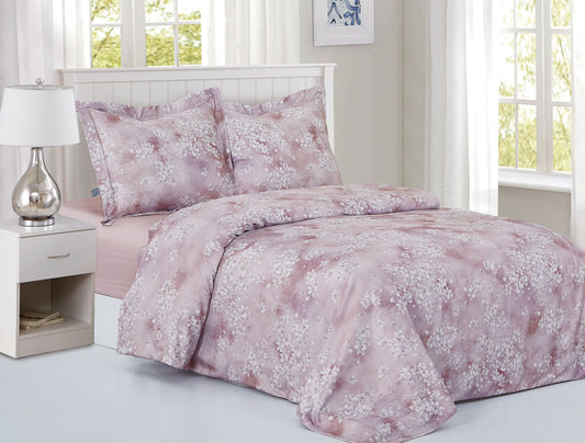 French Magnolia Paradise Garden Pattern Bedding Duvet Cover Set