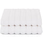 Violet Linen Ribbonette Ribbed Wavy Striped Pattern Hand Towels Set of Two