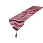 Indiana Chenille Zig Zag Chevron Pattern Decorative Table Runner