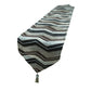 Indiana Chenille Zig Zag Chevron Pattern Decorative Table Runner