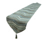 Indiana Chenille Zig Zag Chevron Pattern Decorative Table Runner