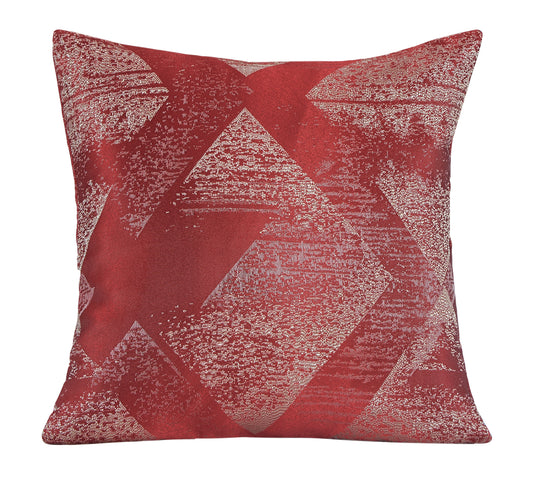 Violet Linen Pacifica Geometric Pattern Decorative Accent Throw Pillow Cover