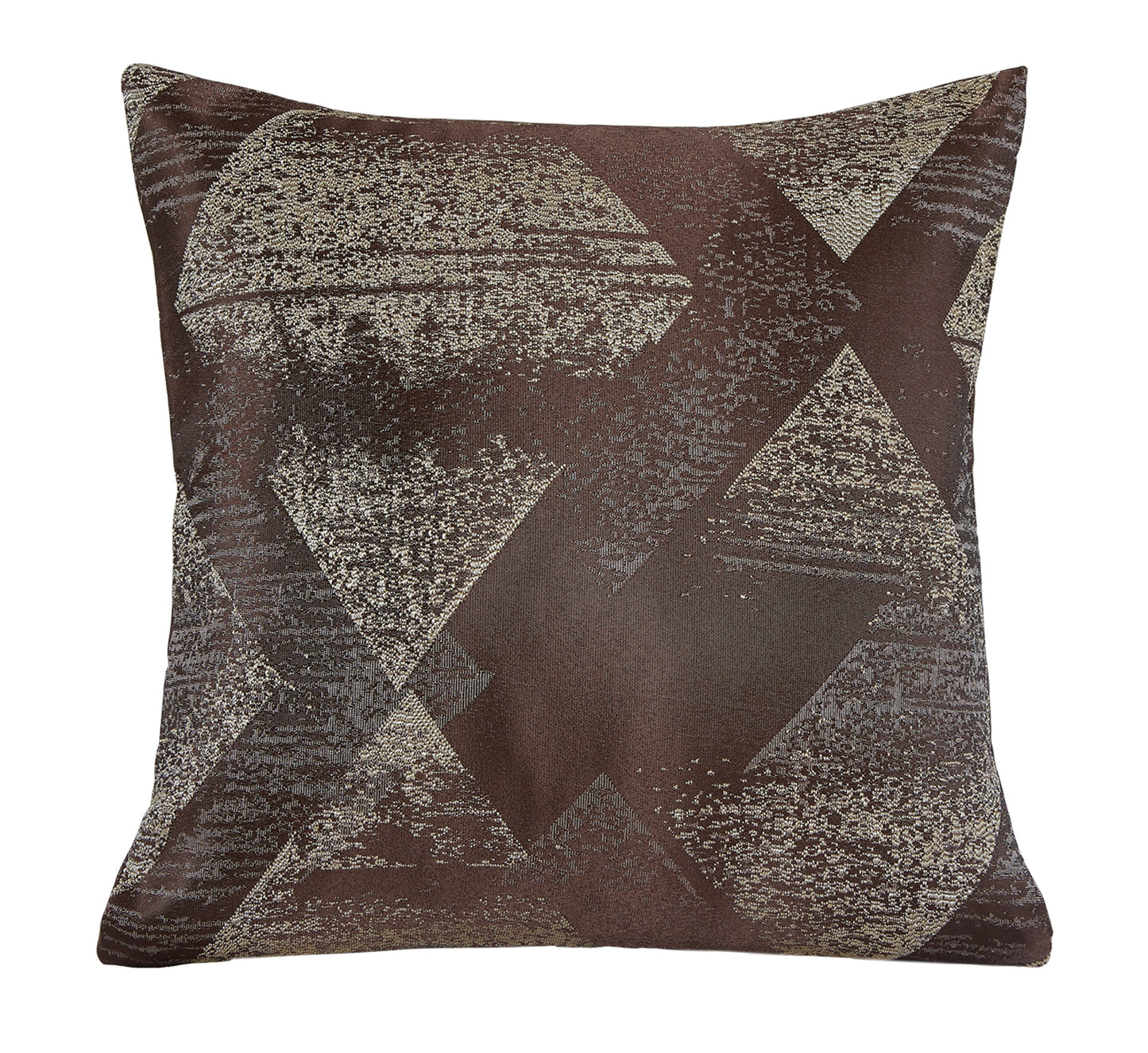 Violet Linen Pacifica Geometric Pattern Decorative Accent Throw Pillow