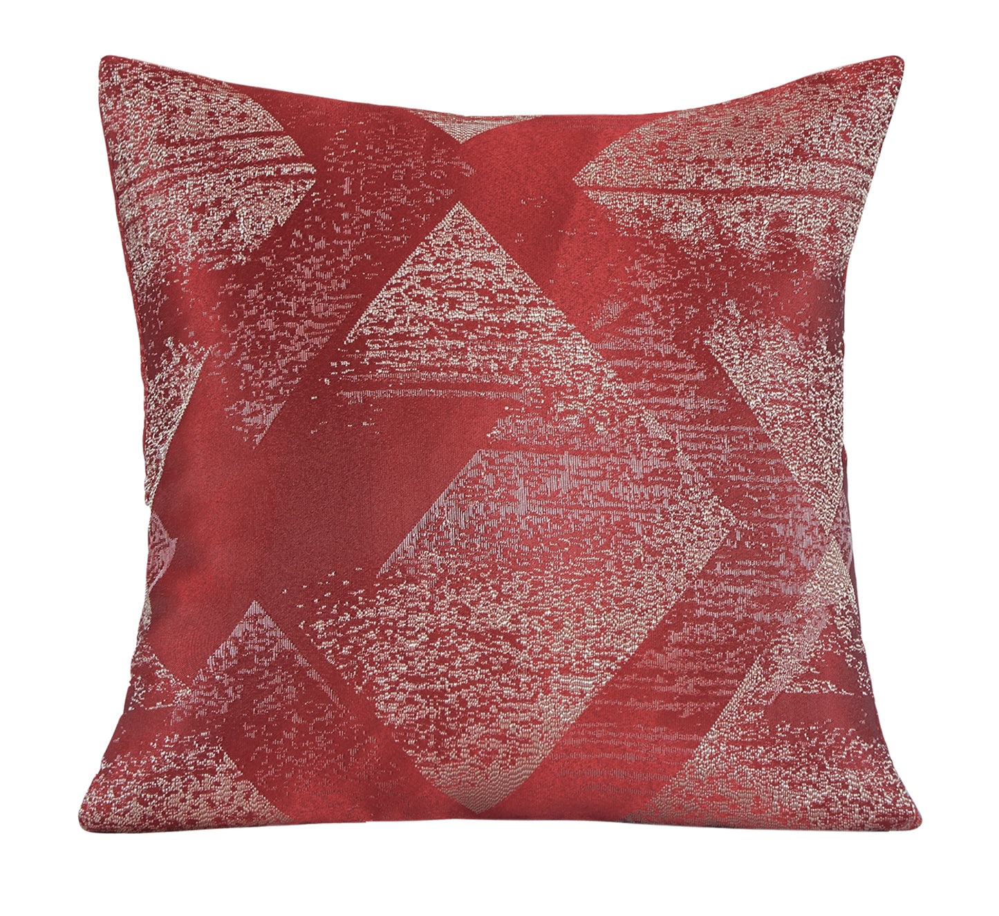 Violet Linen Pacifica Geometric Pattern Decorative Accent Throw Pillow