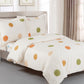 Violet Linen French Soccer Multi-Color Polka Dots Pattern Bedding Duvet Cover Set