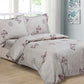 Soft Waves Butterfly grey taupe duvet cover set, flat lay