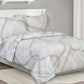 Violet Linen French Chain Ribbons Pattern Bedding Duvet Cover Set