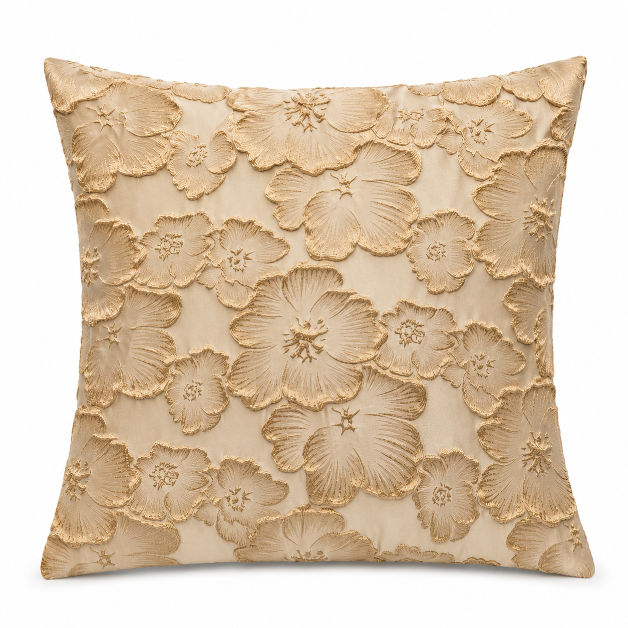 Violet Linen Tivoli Art Floral Butterflies Botanical Pattern Decorative Accent Throw Pillow Cover