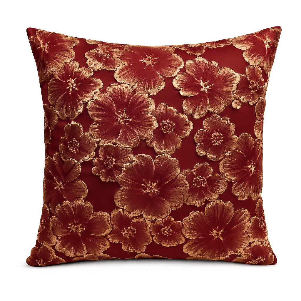 Violet Linen Tivoli Art Floral Butterflies Botanical Pattern Decorative Accent Throw Pillow