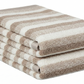 Violet Linen Majestic Stripe Pattern Hand Towels Set of Two