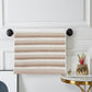 Violet Linen Majestic Stripe Pattern Hand Towels Set of Two