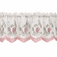 Violet Linen Cabernet Vinyard Grapes Pattern Decorative Window Treatment Rod Pocket Curtain Straight Valance