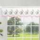 Violet Linen Cabernet Vinyard Grapes Pattern Decorative Window Treatment Rod Pocket Curtain Straight Valance