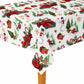 Seasonal Xmas Christmas Holiday European Attraction Frosty Delights Snowman Trucks Pattern Tablecloths