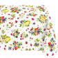European Floral Botanical Berries Fruits Strawberry Pattern Tablecloths
