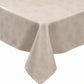 Violet Linen Seasonal Xmas Christmas Holiday Cream Mystique Snowflakes Pattern Tablecloths