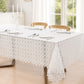 Violet Linen Seville Diamond Pattern Tablecloths