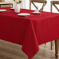 Violet Linen Seasonal Xmas Christmas Holiday  Red Twinkle Charming Pattern Tablecloths
