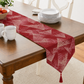 Violet Linen Pacifica Geometric Pattern Decorative Table Runner